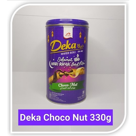 

DELPH- Deka Roll tin 360gr l Deka wafer kaleng 360 l deka roll tin choco nut - chocho nut TERMURAH