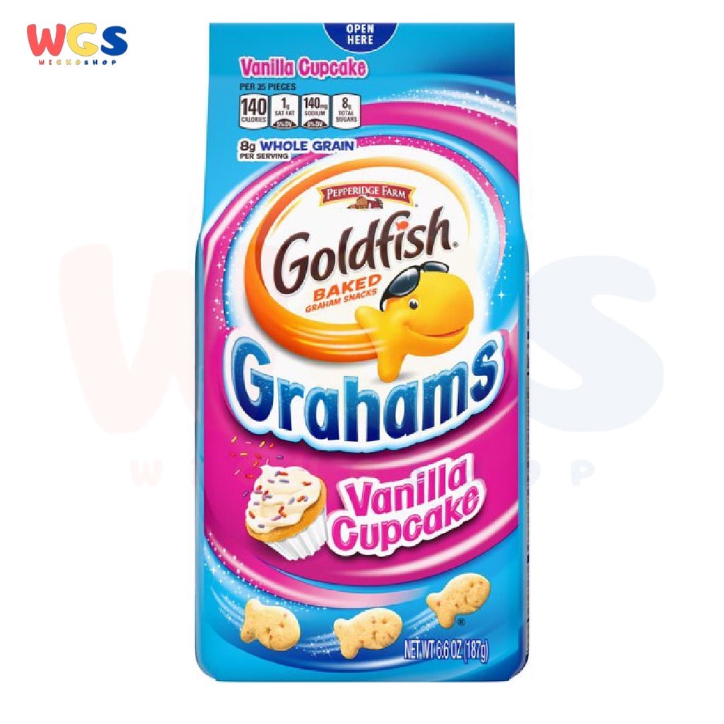 Biskuit Vanilla Cupcake Pepperidge Farm Goldfish Baked 187 gr
