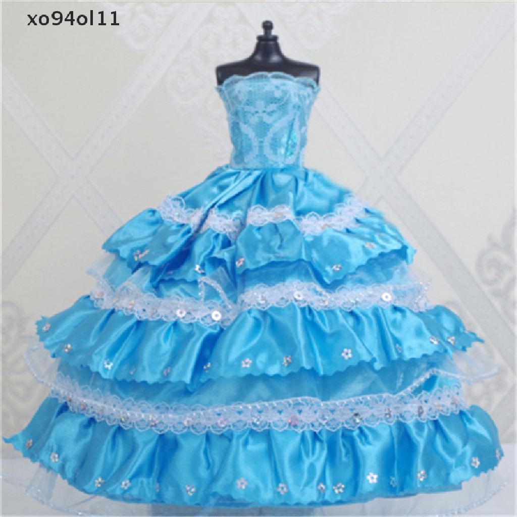 Xo Gaun Pesta Pernikahan Princess Handmade Pakaian Gown Untuk Hadiah Boneka OL