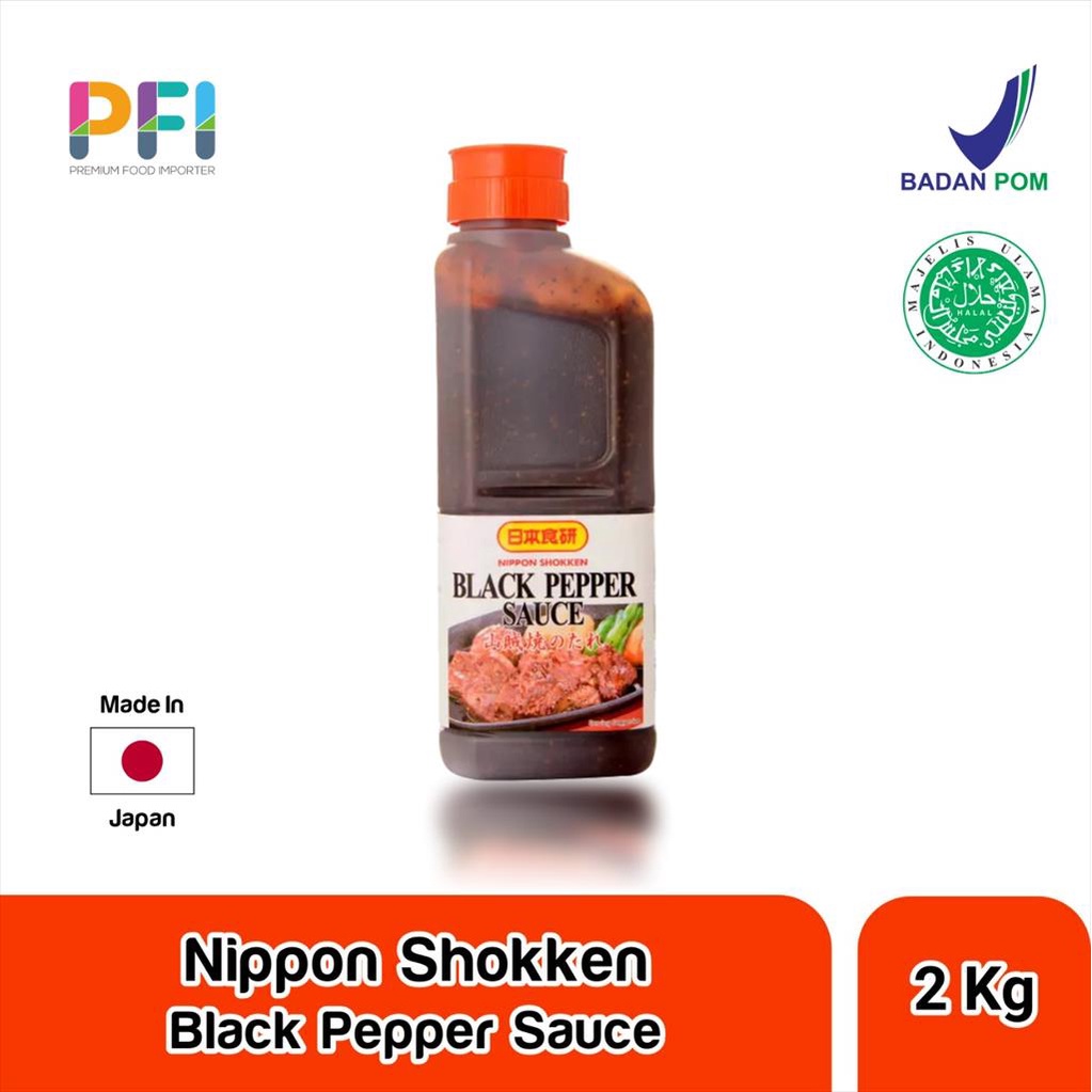 

Nihon Shokken Black Pepper Sauce 2 kg (Nippon Shokken)