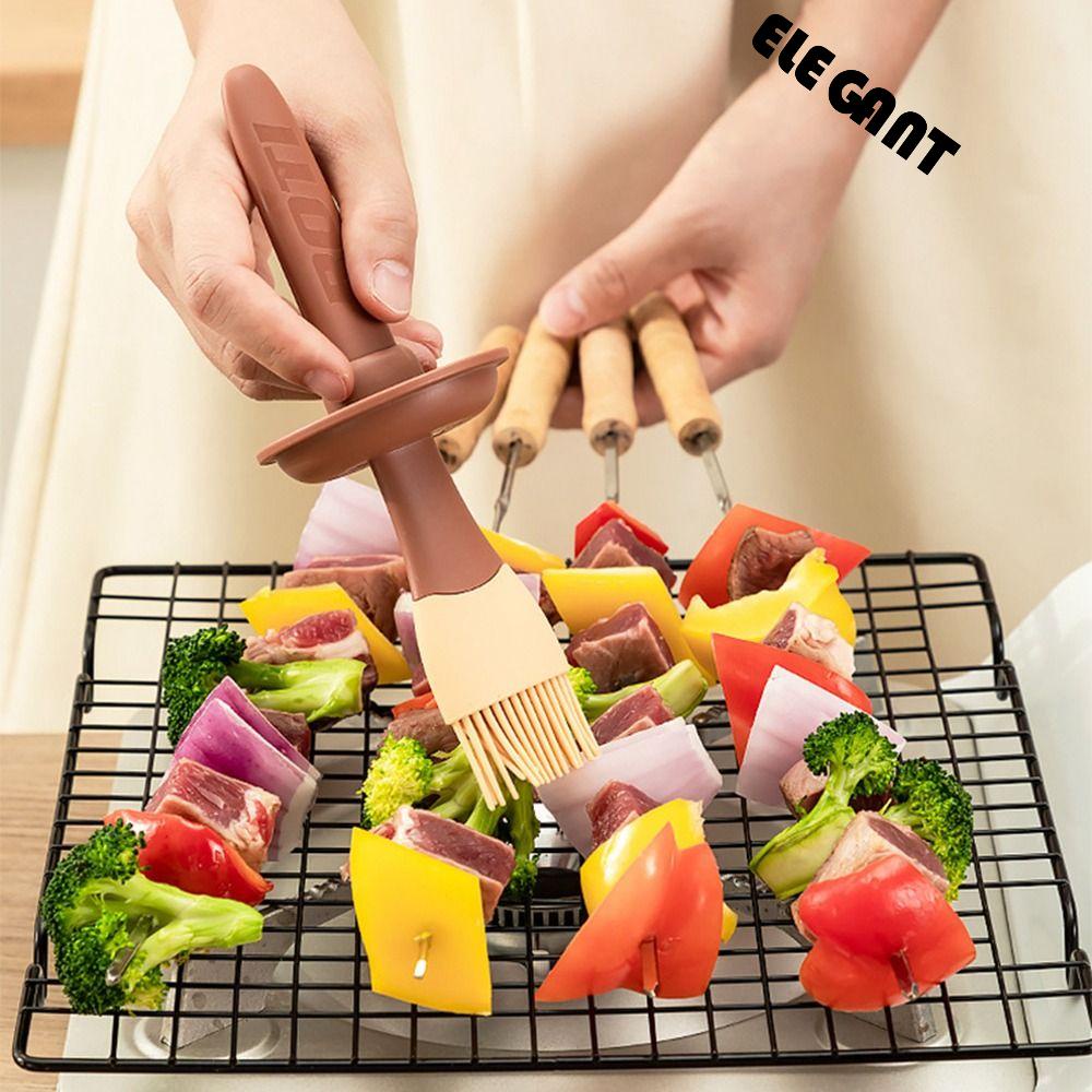 [Elegan] Dispenser Minyak BBQ Barbekyu Masak Goreng Wadah Bumbu Bumbu Silikon