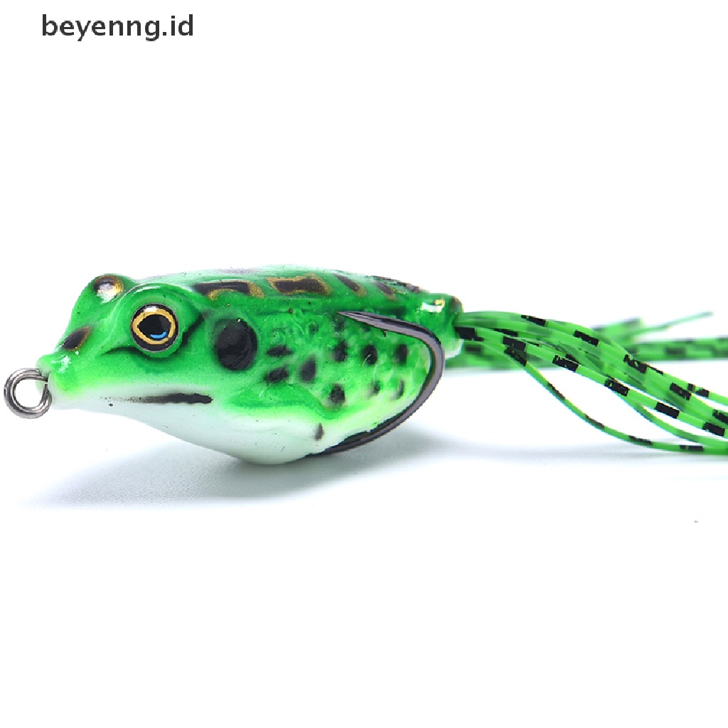 Beyen Frog Soft Fishing Lure Double Hooks Alat Kodok Umpan Buatan ID