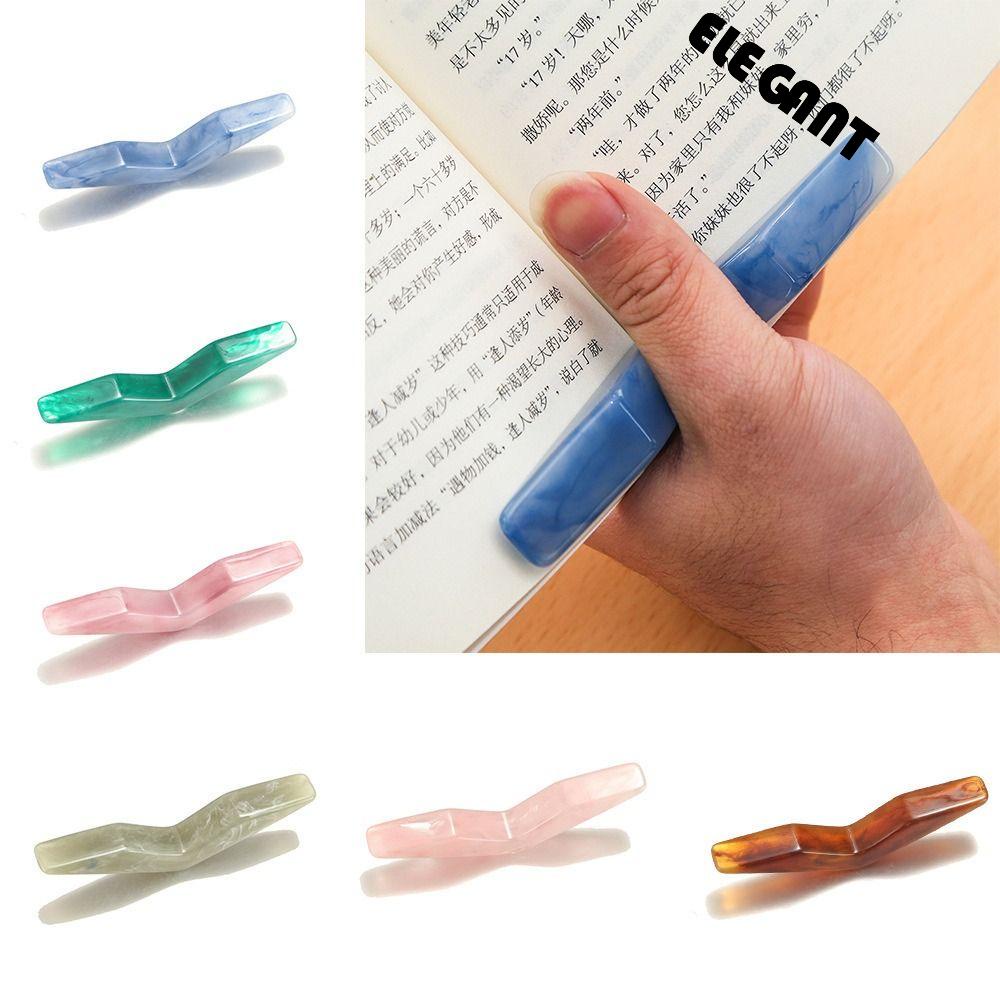 [Elegan] Buku Jempol Penyangga Buku Aksesoris Untuk Anak-Anak Nyaman Resin Siswa Untuk Anak Book Support