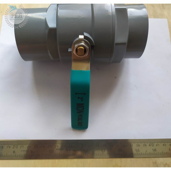 Balvalep Ball Valve Stop Kran Gagang SS Besi 1-1/2&quot; dan 2inch Model MDN Ballvalve