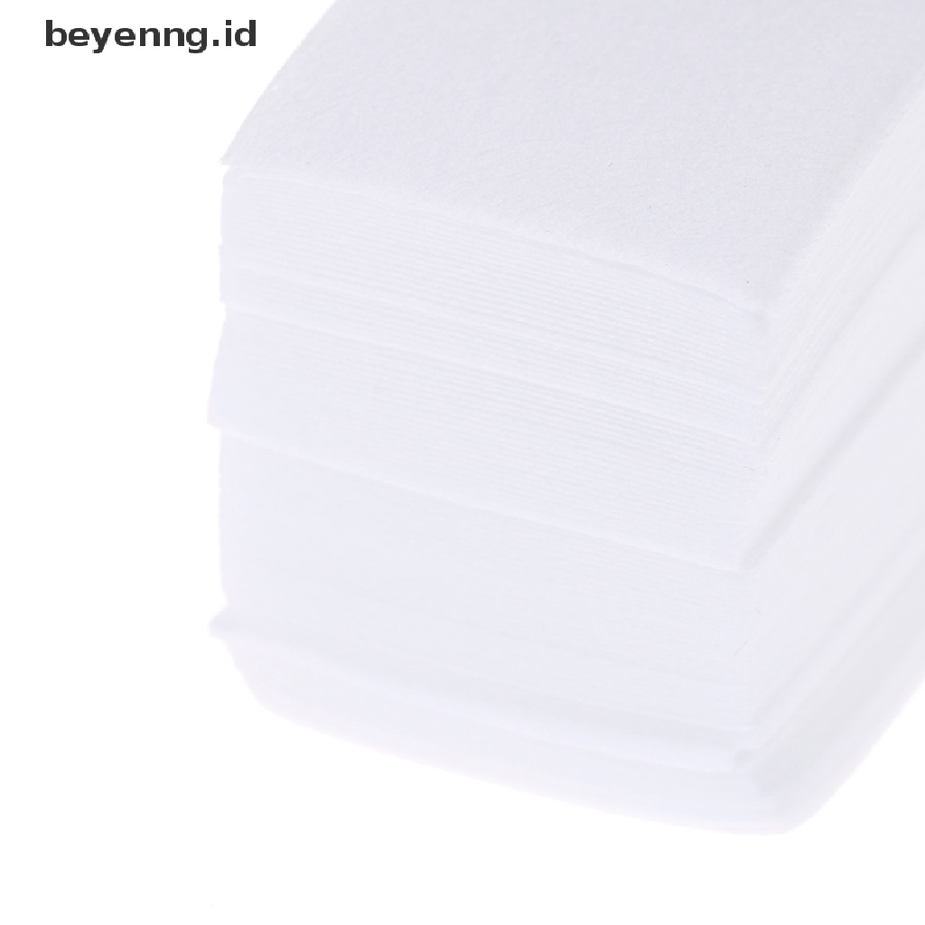Beyen 100pcs Penghilang Bulu Tubuh Wax Paper Nonwoven Epilator Wax Strip Kertas Roll Strip ID