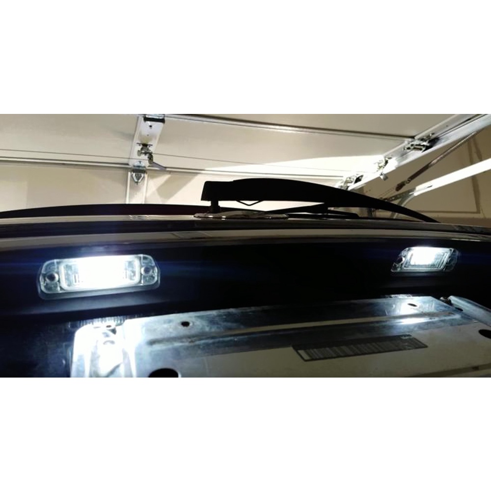 2pcswhite Lampu Plat Nomor Plat LED Lampu Untuk Mercedes Benz W163 W164 X164 W251 V251 ML280 320 420 GL350 500 550 AMG