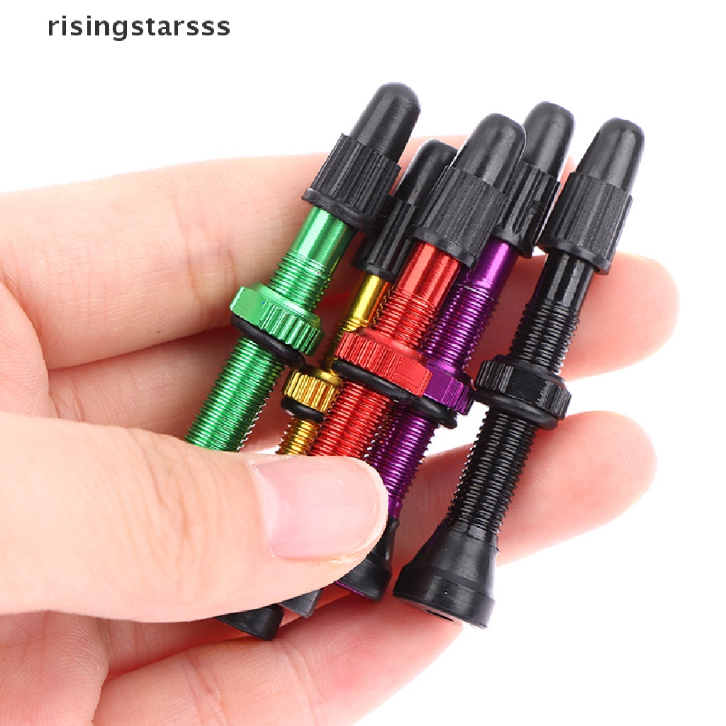 Rsid Span-new Sepeda Gunung vacuum valve French valve Aluminium tubeless French valve Jelly