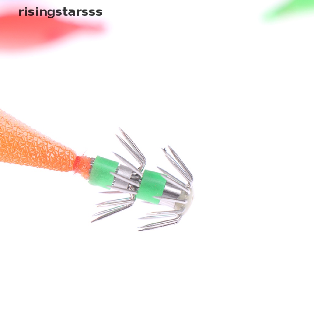 Rsid Span-new Fishin Tackle 5Pcs Jig Cumi 7cm Dengan4# Hook Soft Pancing Cumi Umpan Jelly