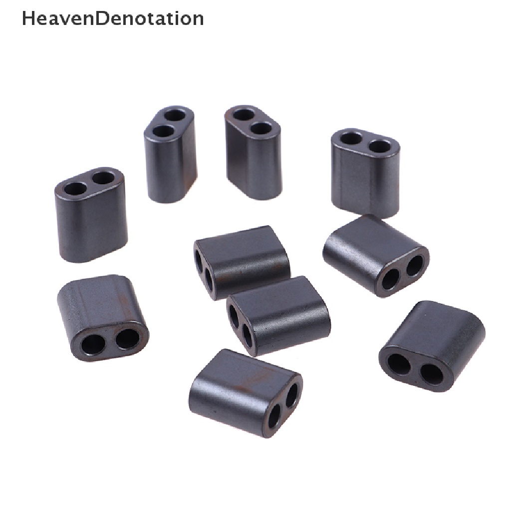 [HeavenDenotation] 10pcs RF Ferrite Core Lubang Ganda RF Magnet RF Aksesoris 13.5 * 7.5 * 14mm HDV