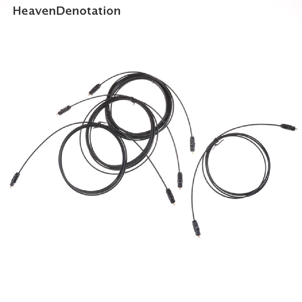 [HeavenDenotation] Kabel Audio Digital Fiber Optik TOSLink Hitam 1.5M 2M 3M 5M HDV