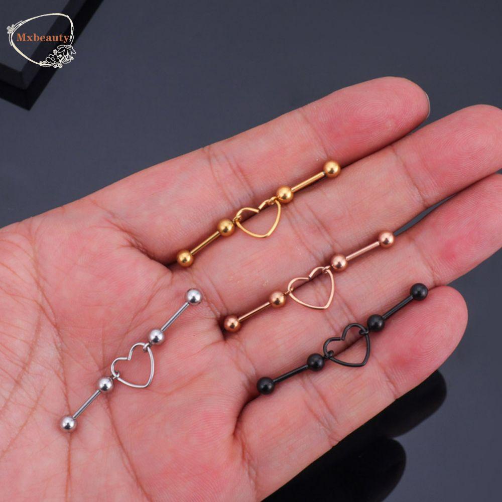 Mxbeauty Anting Wanita Mewah Kepribadian Pesta Stainless Steel Fashion Design Gothic Korea Style Earring