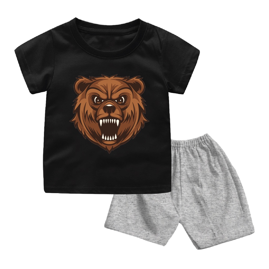 Setelan Bayi &amp; Anak Bear Barong Series Untuk Usia 6 Bulan-8 Tahun Bahan Katun Combed 30s Premium