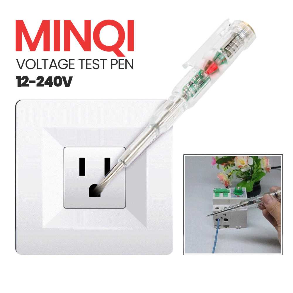 Minqi Voltage Test Pen Pendeteksi Aliran Arus Listrik 12-240V - MQ912 ( Mughnii )