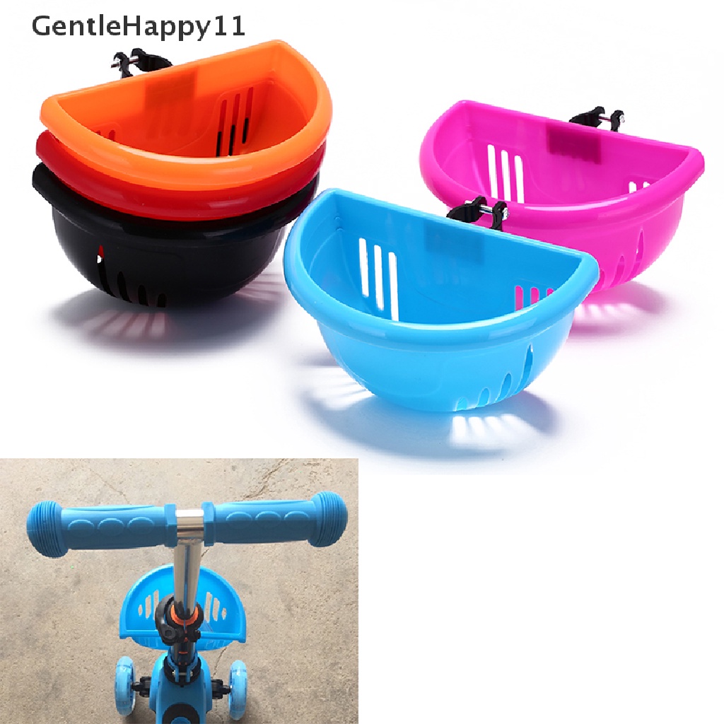 Gentlehappy Keranjang Sepeda Anak Tas Sepeda Plastik kids scooter handle bar basket id