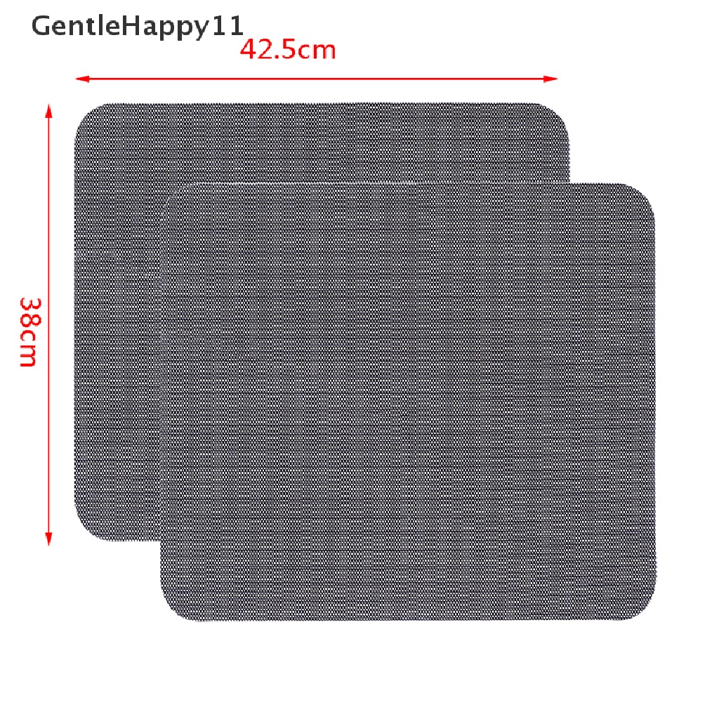 Gentlehappy 2Pcs Universal Kerai Jendela Mobil Electrostatic Sticker Pelindung UV Aksesori id