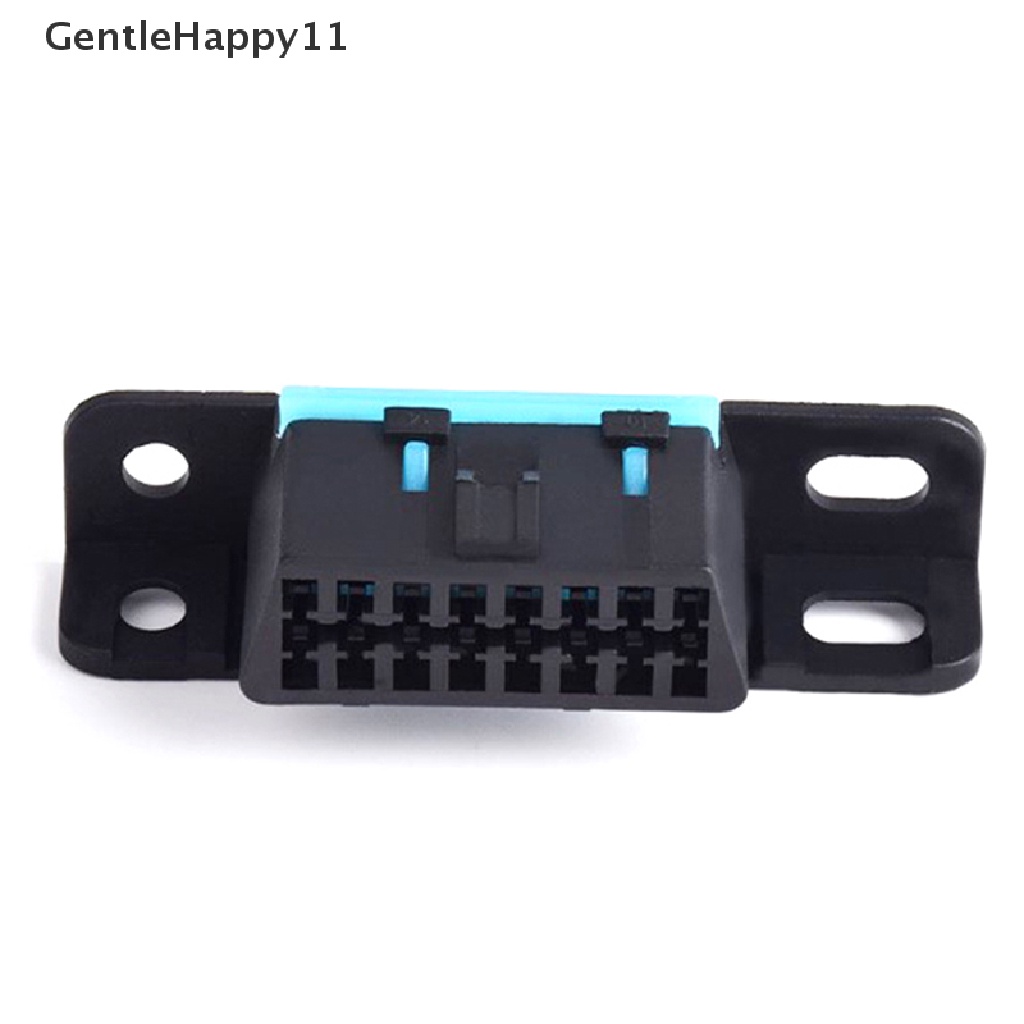 Gentlehappy OBD2 16Pin Female Connector Obd 2adaptor Soket Kawat Antarmuka Diagnostik id