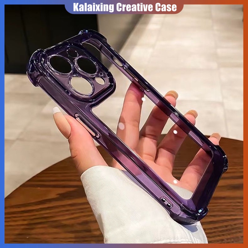 IPHONE Casing Ponsel Bahan Akrilik Transparan Shockproof Untuk Iphone14 11 12 13 Pro Max XS Max X XR