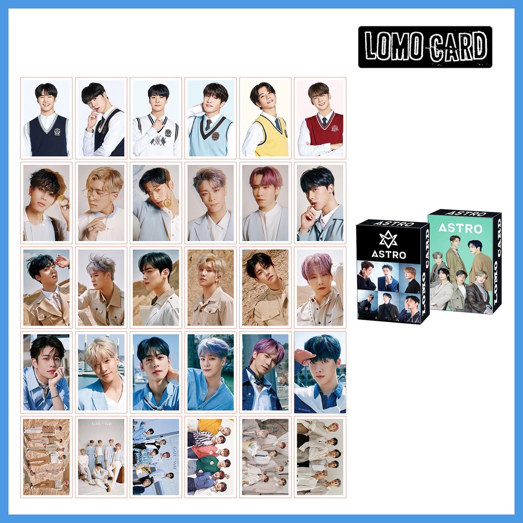 30x ASTRO Kpop Lomo Card Photocard Postcard Ready Stock LY