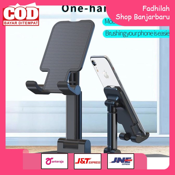 LIFTABLE FOLDABLE PHONE HOLDER STAND HP DI MEJA FOLDING DESKTOP L305 | FADHILAH SHOP BJB