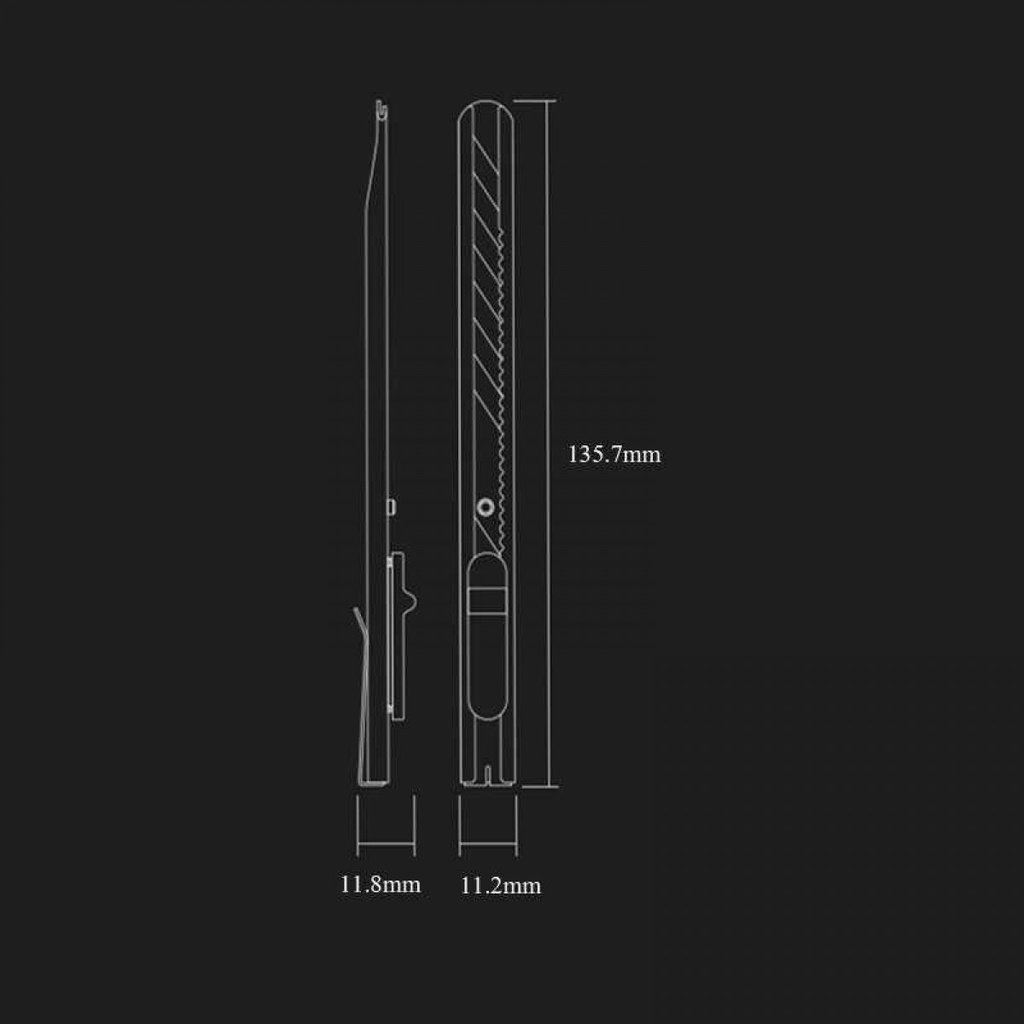 Pisau Cutter Kantor Multifungsi Stainless Steel Utility Knife