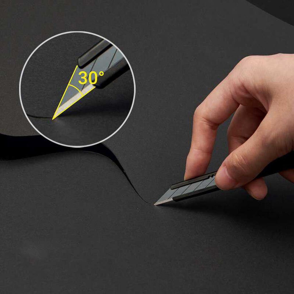 Pisau Cutter Kantor Multifungsi Stainless Steel Utility Knife