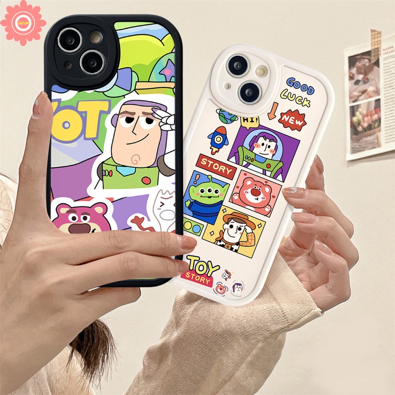 Toy Story Casing Vivo Y36 Y11 Y12 Y21 Y35 Y15 V25E Y22 Y91 Y20 Y02 Y15s Y16 Y30 Y17 Y91C Y20i Y22s Y12i Y21s V25 Y20s V23 Y31 V23E Y15A Y51 Y33s Y21A Kartun Lucu Manyo Soft Case