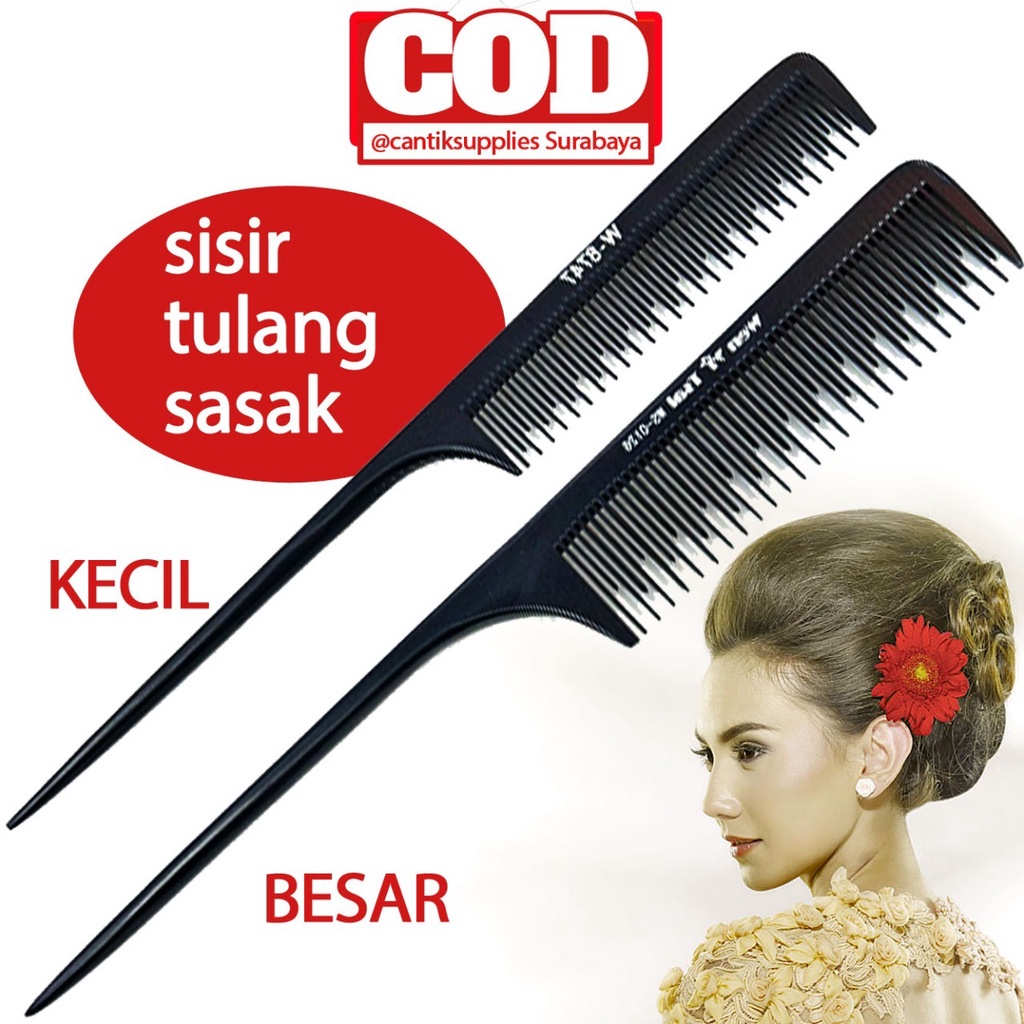 Sisir potong tulang / sasak tulang Sisir Rias Sanggul Salon