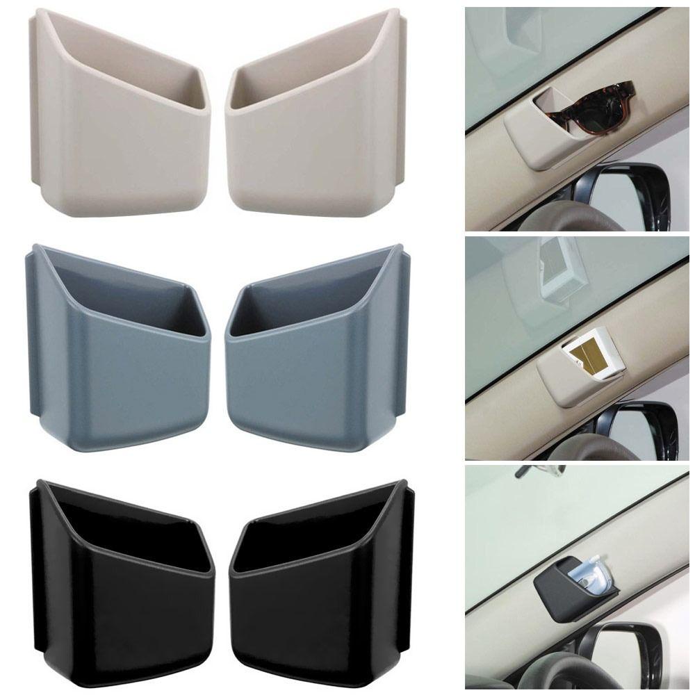 POPULAR 2pcs Car Storage Box Universal Aksesoris Pocket Car Card Storage