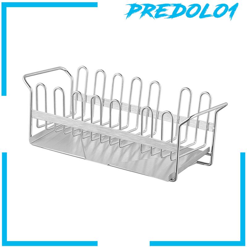 [Predolo1] Kitchen Sink Caddy Organizer Rak Wastafel Anti Karat Untuk Sikat Lap Meja