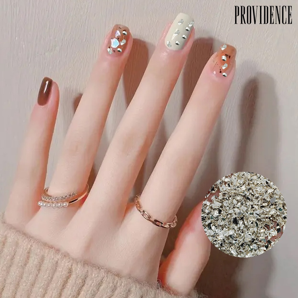 Providence 1tas Kuku Berlian Imitasi Warna-Warni Berkilauan Bentuk Tidak Teratur Jumlah Besar Nail Art Dekorasi Kristal Imitasi Hancur Kaca Batu DIY Kerajinan Epoxy Resin Filler