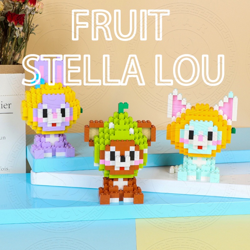 Nano Block XFL - FRUIT-DUFFY & FRIENDS Series - 3D Drawings | Bricks education Nano Block | Starbloc
