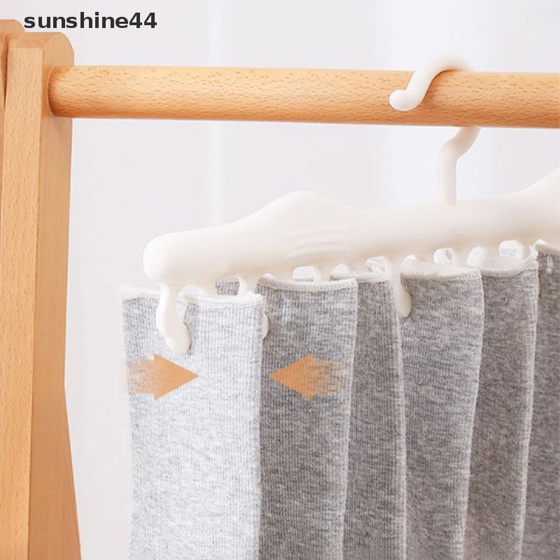 Sunshine al Windproof Clothes Clip Drying Rack Rak Gantungan Kaos Kaki ID