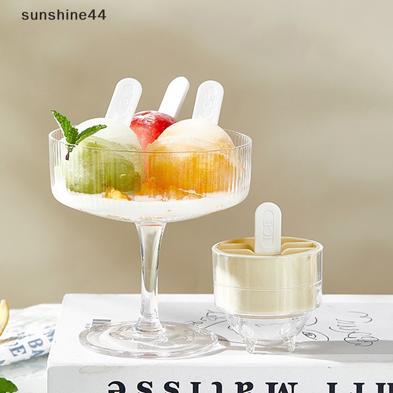 Sunshine Popsicle Maker Mould Cetakan Es Hoki Frozen Juice Yogurt Es Krim Kopi ID