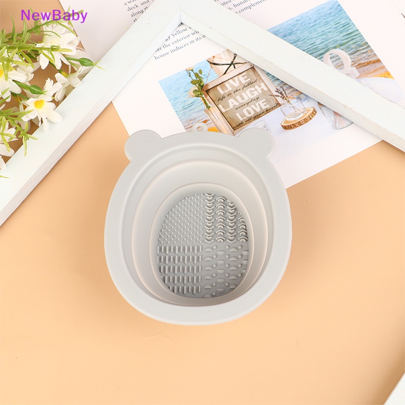 Newbaby Makeup Brush Cleaner Scrubber Pads Cuci Silikon Mat DIY Masker Mangkuk ID
