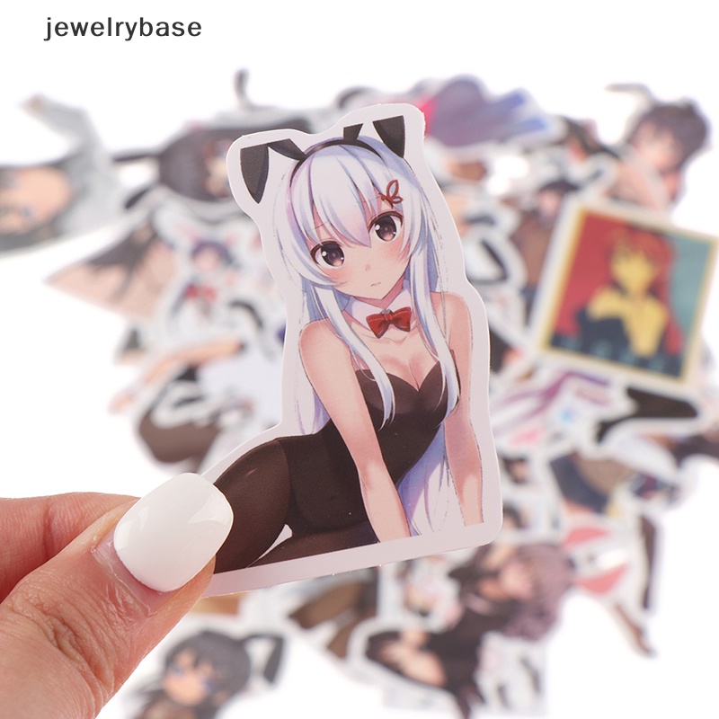 [jewelrybase] 50 Pcs Sexy Graffiti Anime Stiker Tahan Air Laptop Skateboard Bagasi Decals Butik