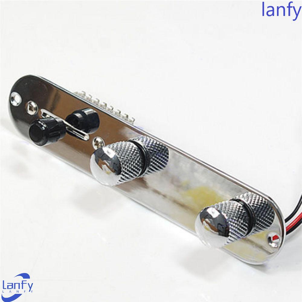 Lanfy Gitar Harness Fender Kontrol Sepenuhnya Untuk Saklar Telecaster Chrome 3arah