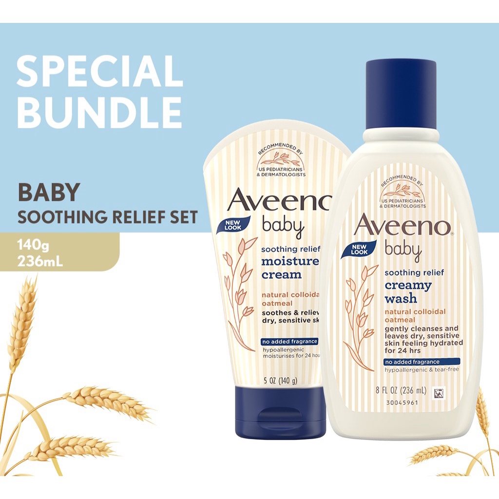 Aveeno Baby Soothing Relief Creamy Wash 236Ml