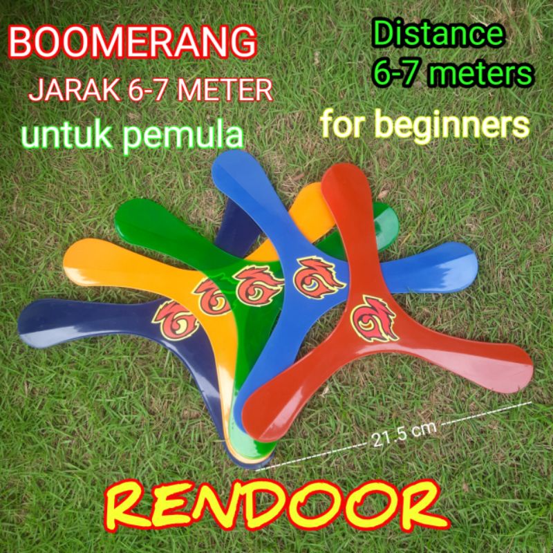 boomerang lempar RENDOOR mainan anak