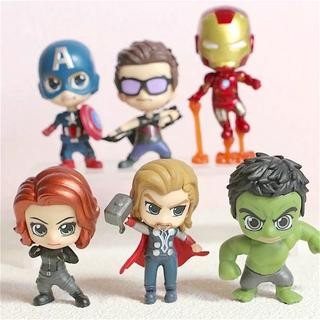 Bayi Loecoe Satuan Topper Cake  Cosbaby Avengers Hawkeye Black Widow Thor Ironman Hulk Koleksi Maina