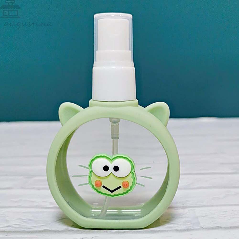 Agustinina Botol Spray Portable Travel Aromaterapi Sprayer Kabut Halus Kucing Kartun Botol Kosong
