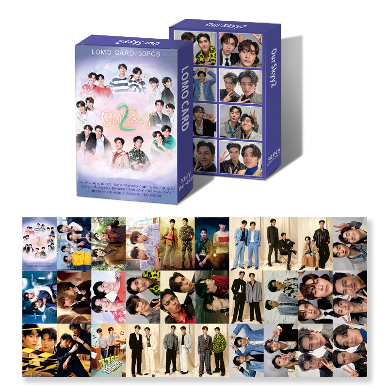 30pcs/box Photocard SKYY Kita Gemini Fourth Lomo Cards Thai Star Postcards