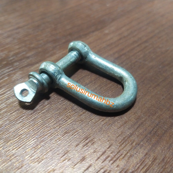 Segel D 6MM Shackle Clamp m6 Sambungan Rantai Besi seling sling galva