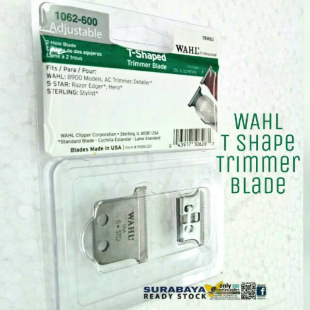 WAHL T-SHAPE TRIMMER BLADE PISAU REFIL DETAILER ORIG
