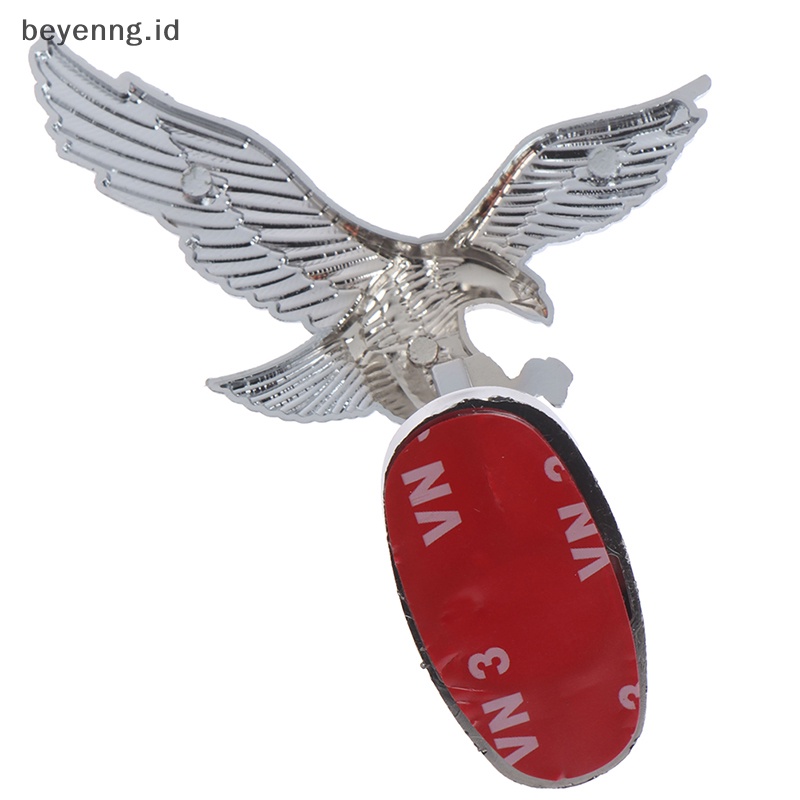 Beyen Penutup Depan Mobil Chrome Kap Ornamen Lencana 3D Emblem Angel Eagle Untuk Auto Car ID