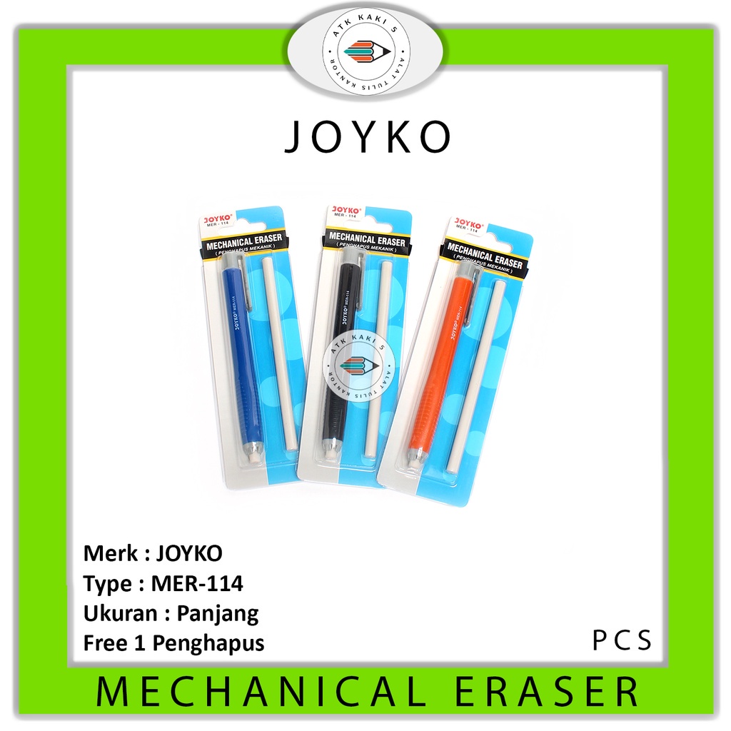 

JOYKO - MER-114 Mechanical Eraser - Pcs