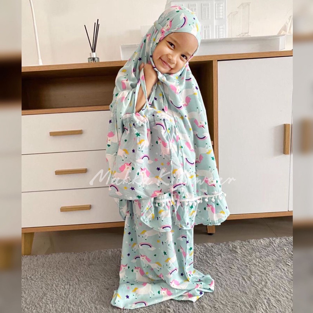 MUKENA RAYON MOTIF ANAK (USIA 2-12 TAHUN)