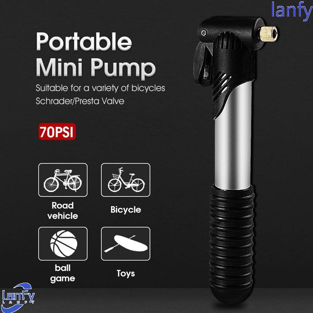 Lanfy Pompa Sepeda Pompa Angin Sepeda Gunung Mini Pompa Aksesoris Sepeda Bersepeda Tangan Pompa Angin Cycling Pump