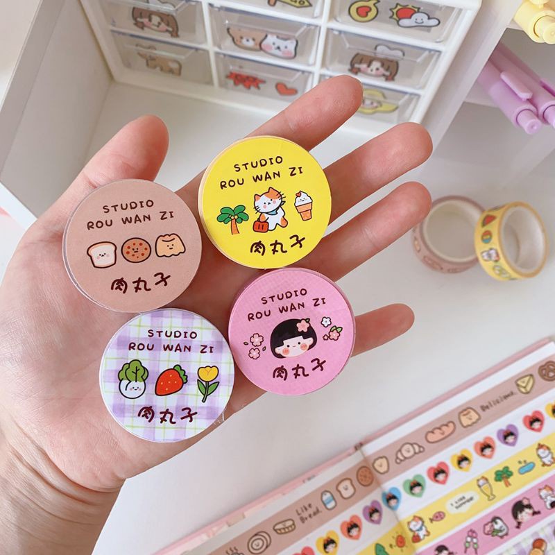 

Washi tape selotip - dekorasi planner journal - Japan Karton [thehanscorner] 2