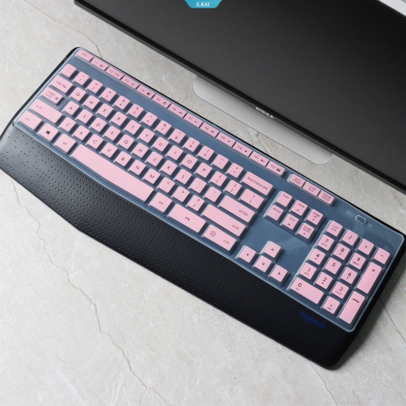 Lengan Keyboard Laptop Yang Dapat Dicuci Dan Dilepas Untuk Logitech 15.6 Inch MK345 K345 Kulit Perlindungan Keyboard Silikon Desktop Dengan Film Tahan Debu [ZK]