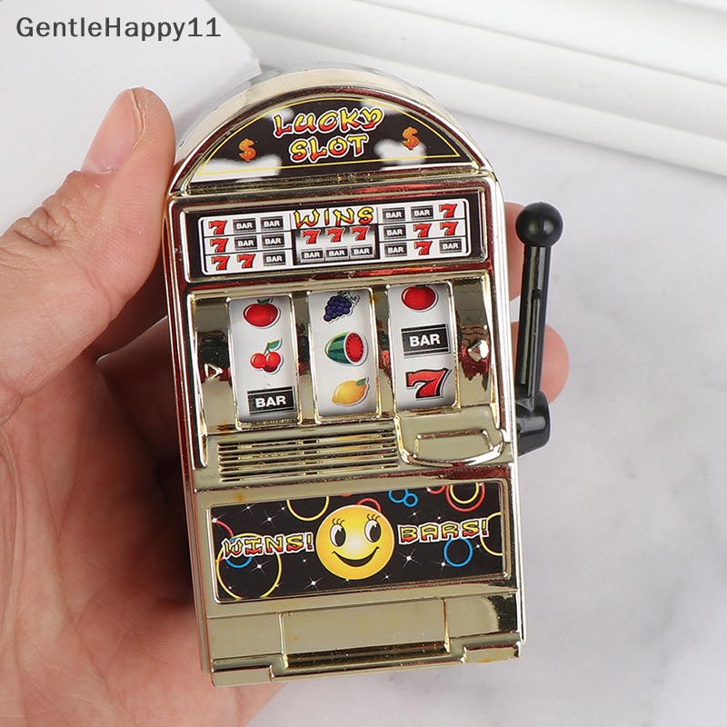 Gentlehappy Lucu Mesin Game Buah Slot Mini Lucky Jackpot Mainan Antistress Hadiah id